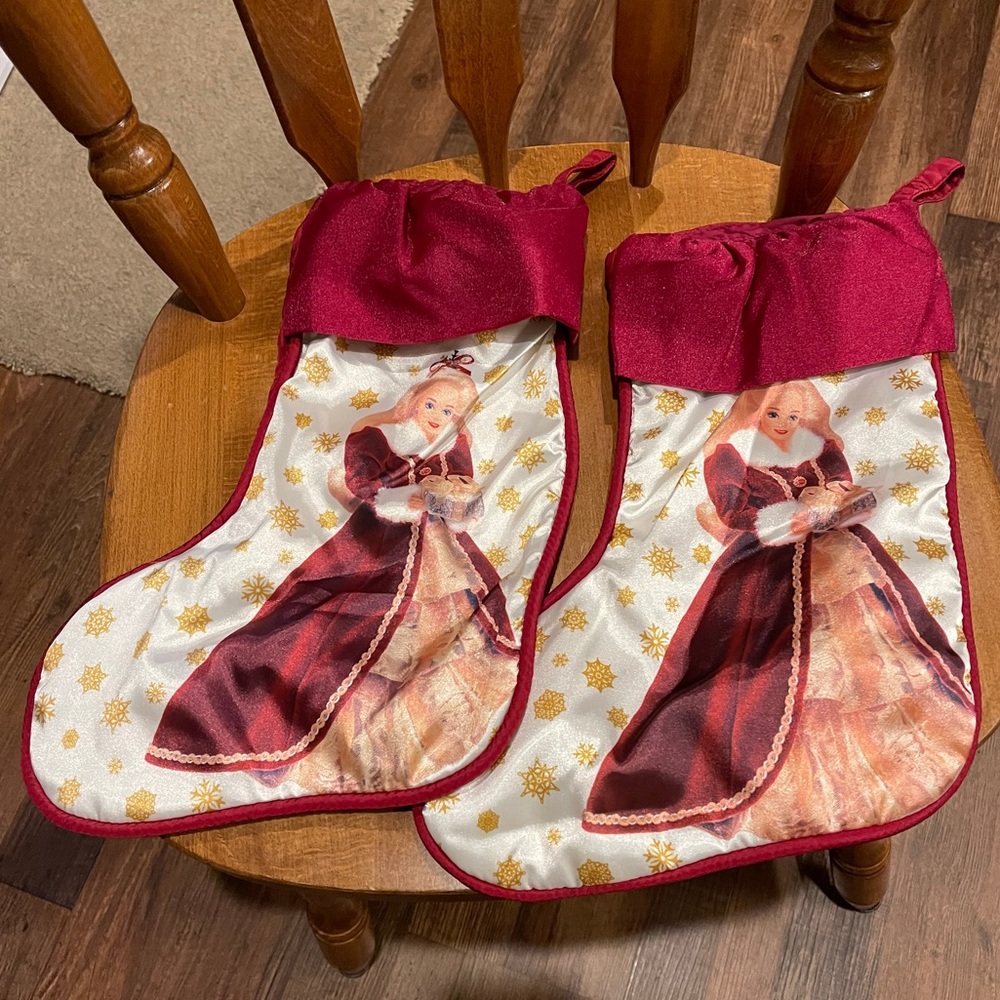 Barbie Christmas stocking $10 each